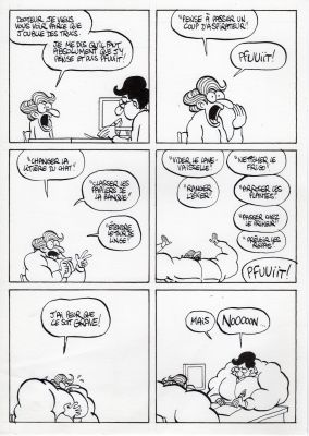 Fabrice Erre | Planche originale album "Mal dominant" | Les dessinateurs