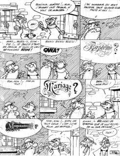 Gag 552 de LEONARD tome 42 planche de Story-Board par Bob de GROOT
