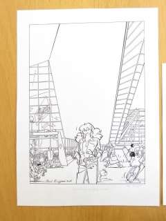 Kuijpers, Henk | Originele tekening van prent "Rotterdam Centraal Station" + prent  - (2016) | Catawiki