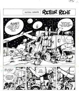 Wasterlain - Docteur Poche tome 4 planche 7, strips 1,2 et 3