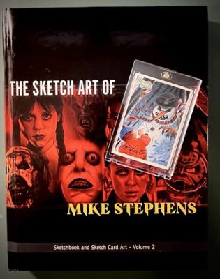 The Sketch Art Of Mike Stephens GPK Horror Book 1/1 SKETCH COVER and AUTO PROMO | eBay US (Buy It Now)