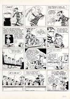 Morris Studios | Lucky Luke, planche n°7 à l’encre de Chine et… | Millon