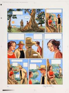 Mirallès | Djinn, planche n°30 à l’aquarelle sur fond… | AZ auction