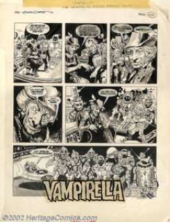 Gonzalo Mayo - Original Art for Vampirella #69, Complete 12-Page Story, "The Phantom of Hollywood" -