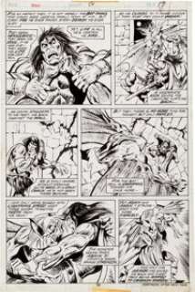 John Buscema and Pablo Marcos Conan the Barbarian #56 Story Page 19 Original Art (Marvel, 1975). Buscema, - | Heritage