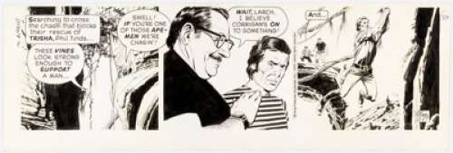 Al Williamson Secret Agent Corrigan Daily Comic Strip Original Art dated 11-17-76 (King Features Syndicate, - | Heritage