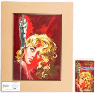 Harry Schaare The Husband Paperback Cover Original Art (Pyramid, 1959). A stark painting for the mass market - | Heritage