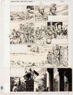 The Look and Learn Book 1983 Page 87 Original Art (Fleetway Annual, 1983). A page sent during the time of the -