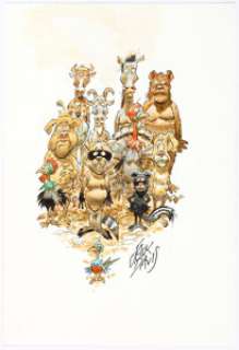 Jack Davis - Barnyard Animals Illustration Original Art (c. 1970-80s). Jack Davis is one of the most prolific - | Heritage