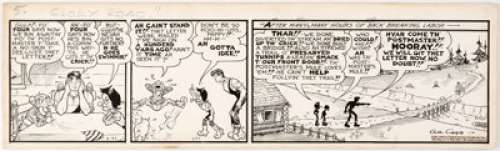 Al Capp Li’l Abner Daily Comic Strip Original Art dated 6-21-40 (United Feature Syndicate, 1940). The Yokum - | Heritage