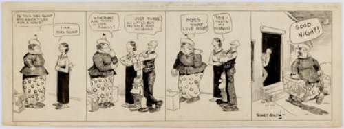 Sidney Smith The Gumps Daily Comic Strip Original Art (Chicago Tribune, c. mid-1920s)....