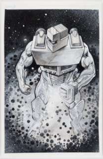 Eddy Newell - Rom Spaceknight Illustration Original Art (2012)....