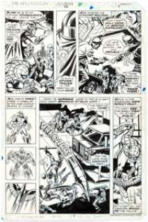 Jim Mooney and Frank Springer Spectacular Spider-Man #26 Story Page 5 Original Art (Marvel, 1979).... | Heritage