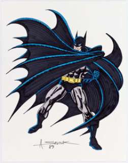 Alex Saviuk Batman Illustration Original Art (1989).... | Heritage