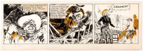 Jose Luis Salinas The Cisco Kid Daily Comic Strip Original Art dated 5-22-51 (King Features Syndicate, 1951).... | Heritage