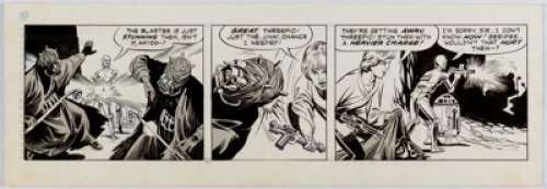 Russ Manning Star Wars Daily Comic Strip Original Art undated (L.A. Times Syndicate, 1979).... | Heritage