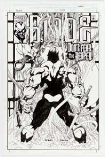 Bart Sears Blade: Vampire Hunter #2 Cover Original Art (Marvel, 2000).... | Heritage