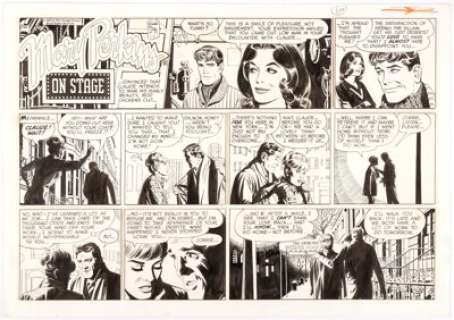 Leonard Starr Mary Perkins On Stage Sunday Comic Strip Original Art dated 1-2-66 (Chicago Tribune, 1966).... | Heritage
