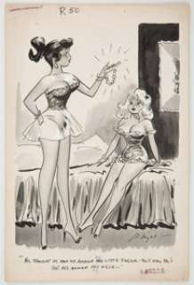 Bill Wenzel Snappy November-1958 Single Panel Gag Illustration Original Art (Timely Features/Humorama, 1958).... | Heritage