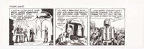 Alfredo Alcala Star Wars Daily Comic Strip Original Art dated 8-1-1980 (LA Times Syndicate, 1980).... | Heritage