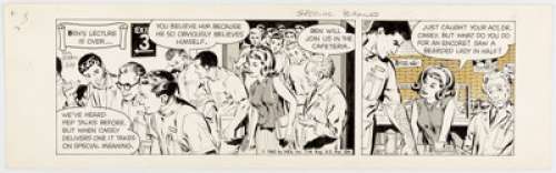 Neal Adams Ben Casey Daily Comic Strip Original Art dated 3-19-65 (NEA Inc., 1965).... | Heritage