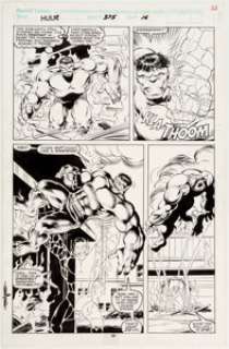 Dale Keown and Bob McLeod The Incredible Hulk #375 Story Page 18 Original Art (Marvel, 1990).... | Heritage