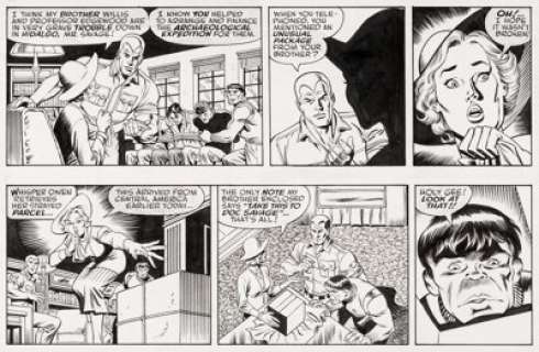 Dave Cockrum (attributed) Doc Savage Daily Comic Strip Original Art (unpublished, 1970s). ... | Heritage