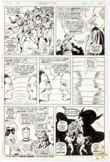 John Buscema and Joe Sinnott Fantastic Four #137 Page 18 Original Art (Marvel, 1973).... | Heritage
