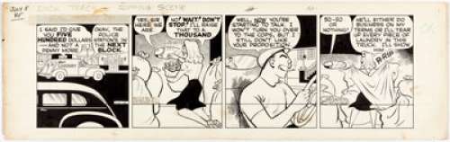 Chester Gould Dick Tracy Daily Comic Strip Original Art dated 7-5-45 (News Syndicate Co., Inc., 1945).... | Heritage