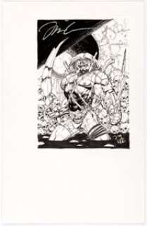 Jim Lee Fleer Prophet Collection Trading Card #12 Prophet Illustration Original Art (Fleer/Skybox, 1996).... | Heritage