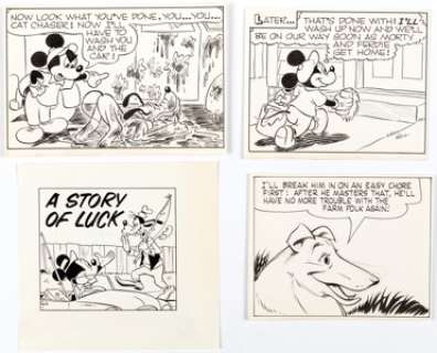 Walt Disney Artists - Mickey Mouse and Friends Panel Illustrations Original Art Group of 15 (undated).... (Total: 15 Original Art) | Heritage