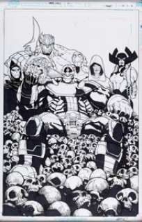  - Humberto Ramos Infinity #1 Cover Variant Original Art (Marvel, 2013)....