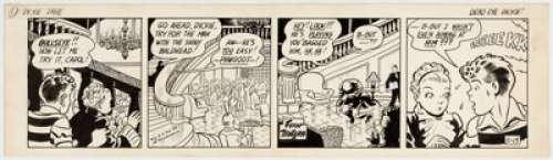  - Fran Matera Dickie Dare Daily Comic Strip Original Art Dated 5-13 (AP Newsfeature, pre-1950)....
