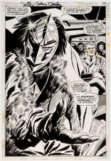 Gene Colan and Frank Giacoia Captain America #126 Splash Page 10 (Marvel, 1970).... | Heritage