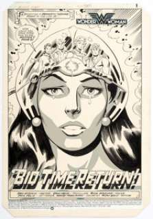 Don Heck and Rick Magyar Wonder Woman #322 Splash Page Original Art (DC Comics, 1984). ... | Heritage