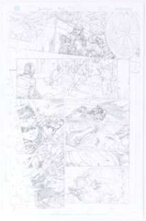 Ed Benes and Richard Friend Deathstroke #33 Story Page 11 Original Art (DC, 2018).... | Heritage