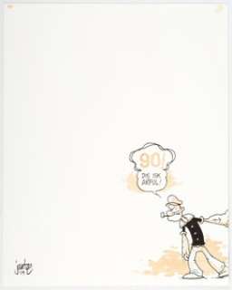  - Michael Jantze - "Popeye 90" Speciality Illustration Original Art (2019)....