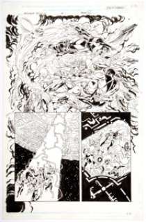  - Jerry Ordway and Will Blyberg Maximum Security #1 Story Page 25 Original Art (Marvel, 2000)....