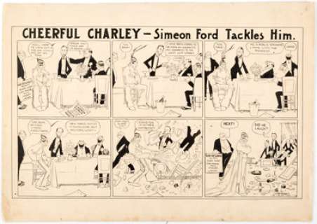 George McManus Cheerful Charley Sunday Comic Strip Original Art (New York World Publ., 1900s).... | Heritage