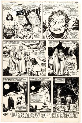 John Buscema | Tavola originale per Conan the Barbarian #113 p.17. Cm.27 x 40,5. MARVEL COMICS USA. Year 1980. | Art e Fumetto