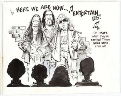 Mort Drucker MAD Caricature of Nirvana Original Art (c. 1990).... | Heritage