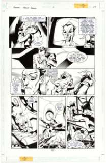 Yvel Guichet and Aaron Sowd Batman: Harley Quinn Page 23 Original Art (DC Comics, 1999)...