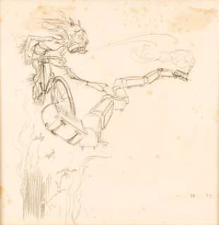 Arthur Rackham The Zankiwank and the Bletcher Witch Preliminary Sketch Original Art (Alpine House EC,1896).... | Heritage