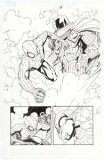Mike Norton and Jonathan Glapion Marvel Adventures Spiderman #10 Story Page 18 Original Art (Marvel, 2006)....