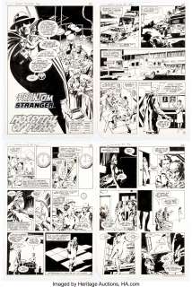 Tony DeZuñiga Swamp Thing #4 Complete Story "Hospitals of Fear" Phantom Stranger Original Art - | Heritage