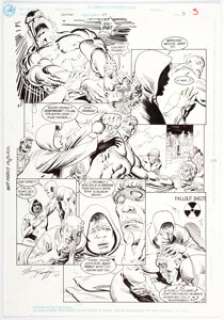 Norm Breyfogle Batman #471 Story Page 3 Original Art (DC Comics, 1991). Killer Croc makes his way to the streets -