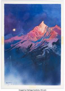 Bill Sienkiewicz Elektra: Assassin #5 Story Page 1 Original Art (Marvel Comics, 1986). A gorgeous landscape - | Heritage