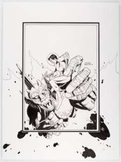 Gil Kane and Dan Adkins Science Fiction Illustration Original Art (2013). Fantastic retro sci-fi tableaux by Kane - | Heritage