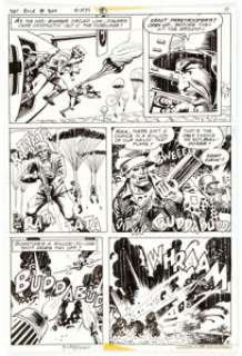 Lee Elias and Romeo Tanghal Sgt. Rock #309 Story Page 8 Original Art (DC, 1977). Sgt. Rock and Easy Co. take on - | Heritage