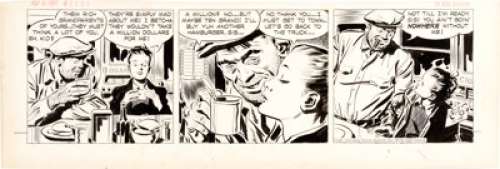 Alex Raymond Rip Kirby Daily Comic Strip Original Art dated 10-18-49 (King Features Syndicate, 1949).... | Heritage